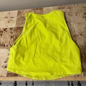 Beyond Yoga Neon Yellow Tank Top